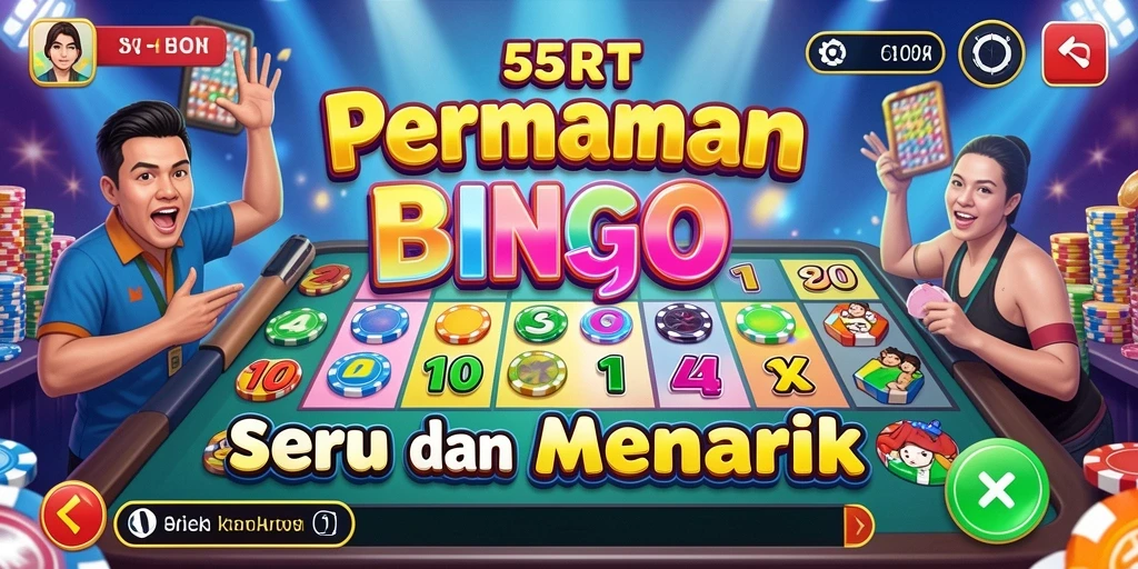 Tampilan gameplay Bingo di 55RT yang menegangkan dan seru.