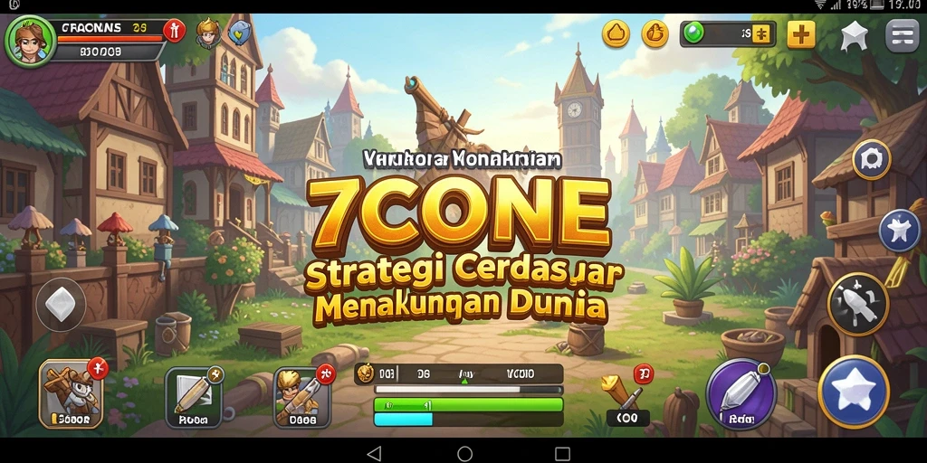 Gameplay taktis dan pertempuran seru di 7CONE.