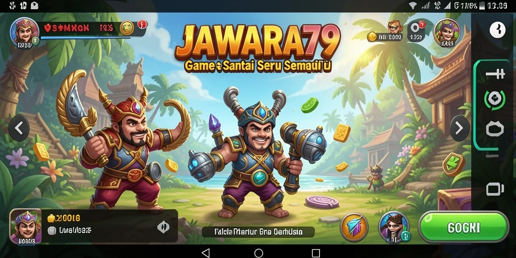 Tampilan menarik dari gameplay JAWARA79 yang seru.