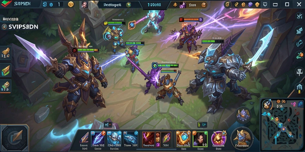 Gameplay seru dan menegangkan di SVIPSIDN saat bertempur melawan musuh.
